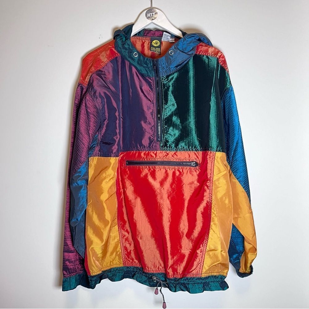 Vintage 90s Body Glove Color block Anorak/Windbreaker